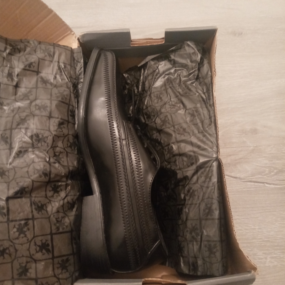 Stacy Adams Bowman Black Dress Shoes